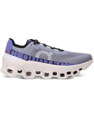 On Shoes Cloudmonster Low-top Sneakers - Blauw
