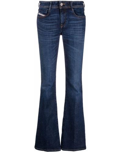 DIESEL 1969 D-ebbey 09b90 Bootcut Jeans - Blue