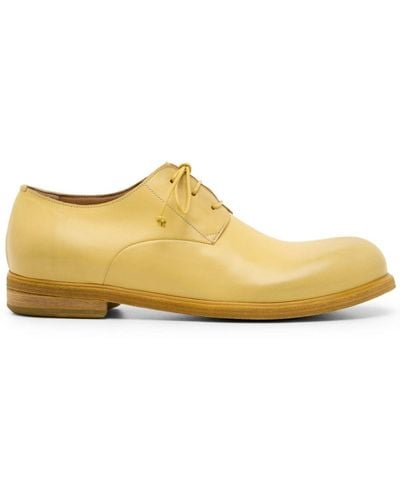 Marsèll Zucca Leather Derby Shoes - Yellow