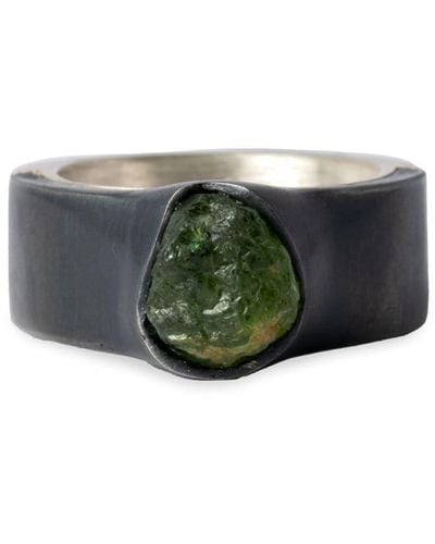 Parts Of 4 Zilveren Ring - Groen