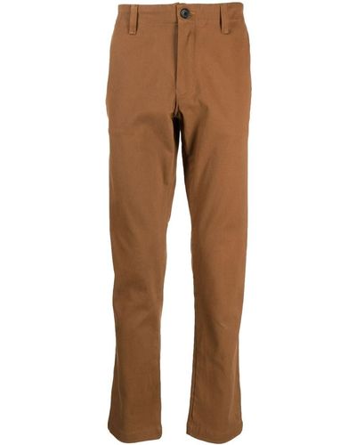 PS by Paul Smith Happy Stretch-cotton Trousers - Brown