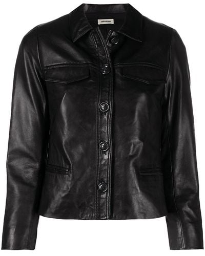 Zadig & Voltaire Button-front Jacket - Black