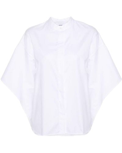 Aspesi Cut-out Cotton Shirt - White