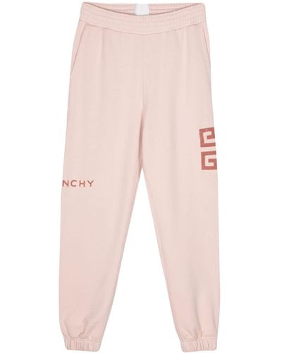 Givenchy 4g-motif Track Trousers - Pink