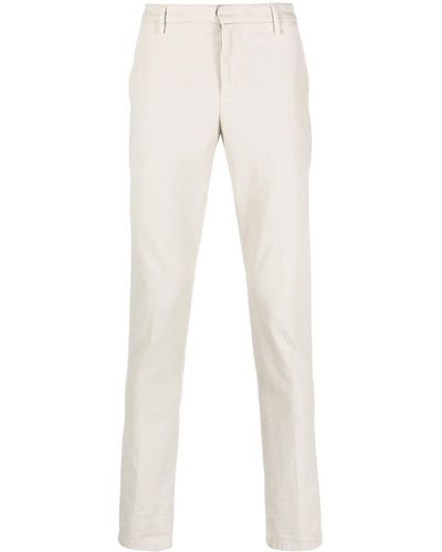 Dondup Straight-leg Chino Trousers - White