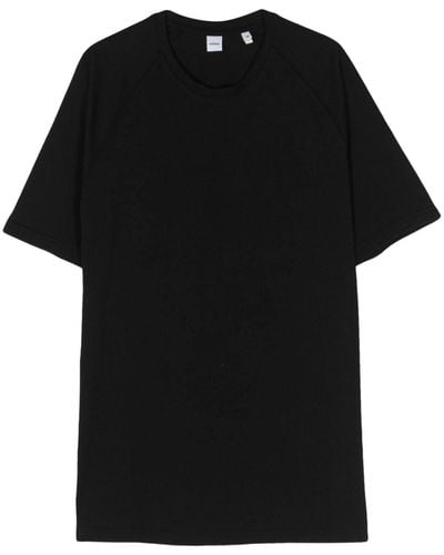 Aspesi Crew-neck Cotton T-shirt - Black
