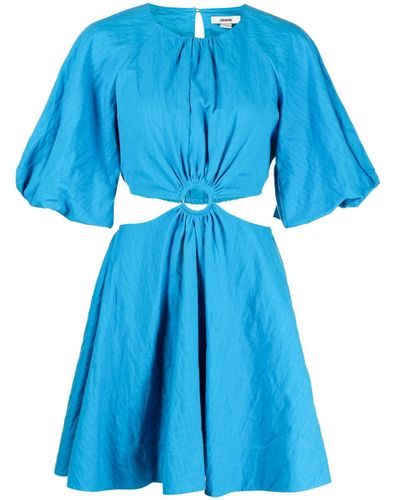 Jason Wu Kleid mit Puffärmeln - Blau