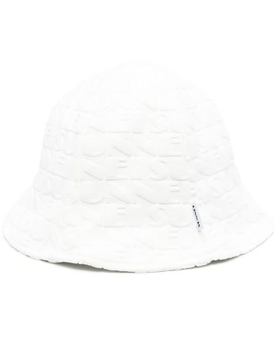 Sunnei Fischerhut mit Logo-Prägung - Weiß