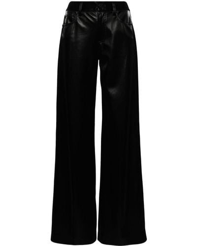 Alice + Olivia Trish Faux-leather Pants - Black