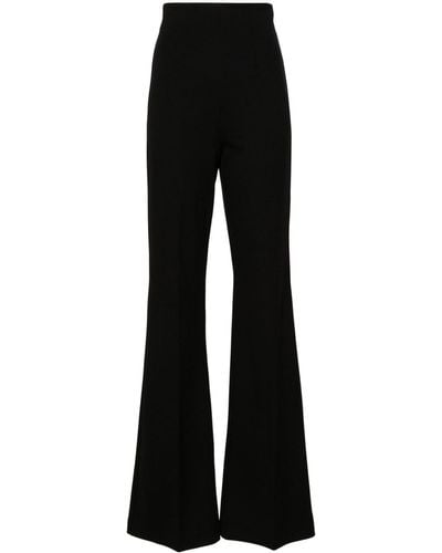 Sportmax Pantalones de vestir rectos Olea - Negro