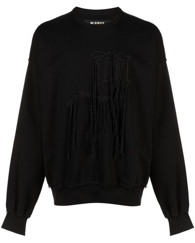 MISBHV Sweater Met Ronde Hals - Zwart