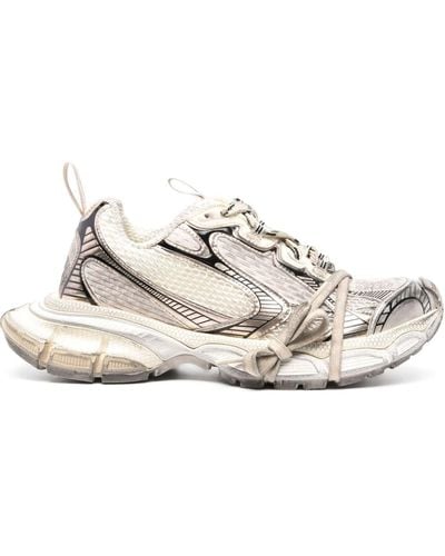Balenciaga 3XL Sneakers mit Mesh-Einsatz - Weiß