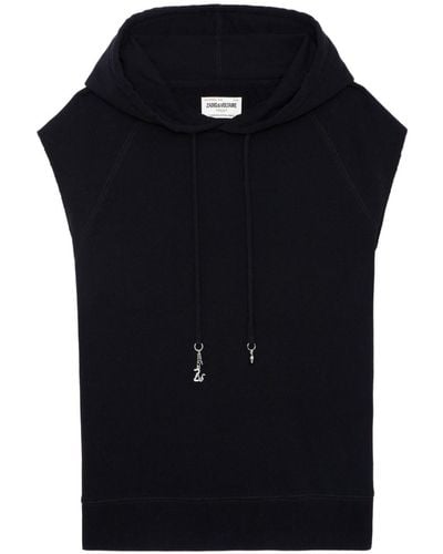 Zadig & Voltaire Rupper Hooded Cotton Sweater - Black