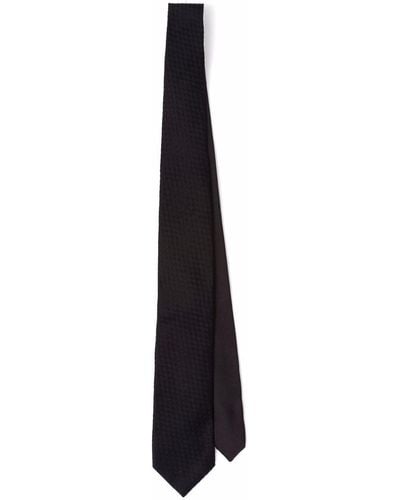 Prada Krawatte mit Seidenanteil - Schwarz