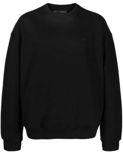 Axel Arigato Embroidered-logo Organic Cotton Sweatshirt - Black