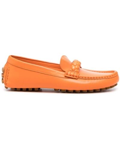 Gianvito Rossi Mocassins Monza en cuir - Orange