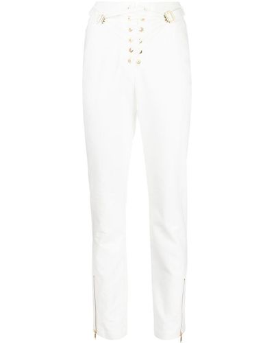 Dion Lee Lace-up Slider Trousers - White