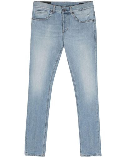 Dondup George Mid Waist Skinny Jeans - Blauw