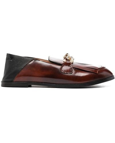 See By Chloé Leren Loafers - Bruin