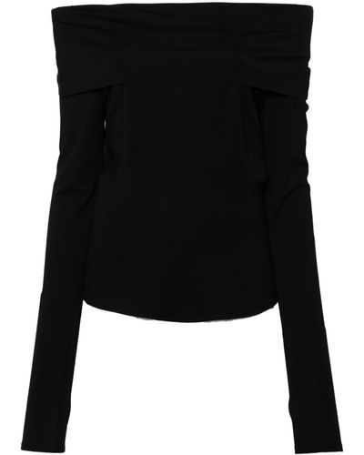 Dorothee Schumacher Emotional Essence Jersey Blouse - Black