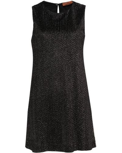 Missoni Zigzag-woven Lurex-detail Dress - Black