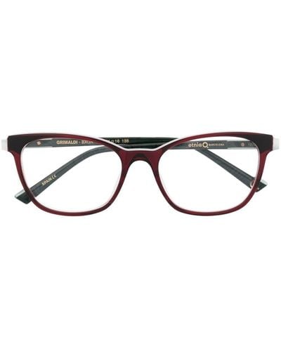 Etnia Barcelona Grimaldi スクエア 眼鏡フレーム - ブラウン