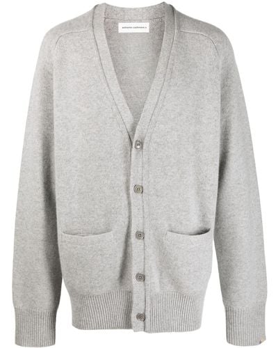 Extreme Cashmere V-neck Cashmere Cardigan - Grey