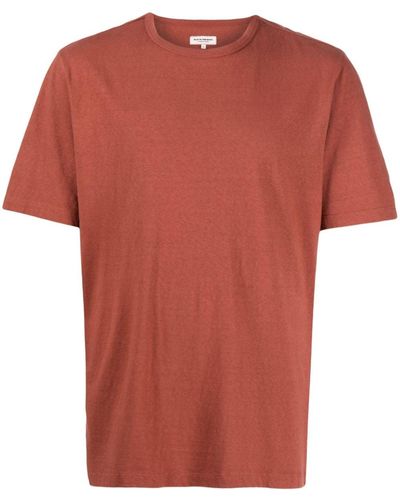 MAN ON THE BOON. T-shirt Met Ronde Hals - Oranje