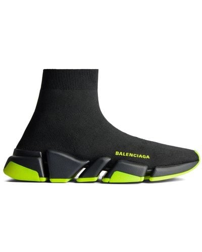 Balenciaga Speed 2.0 Knit Sneakers - Black