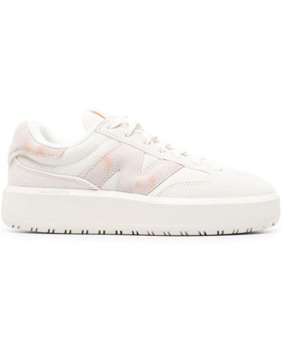 New Balance Ct302 Suede Trainers - White