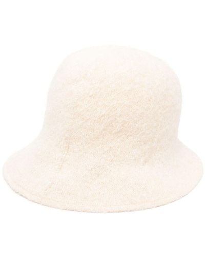 CFCL Luxe Asymmetric Hat - White