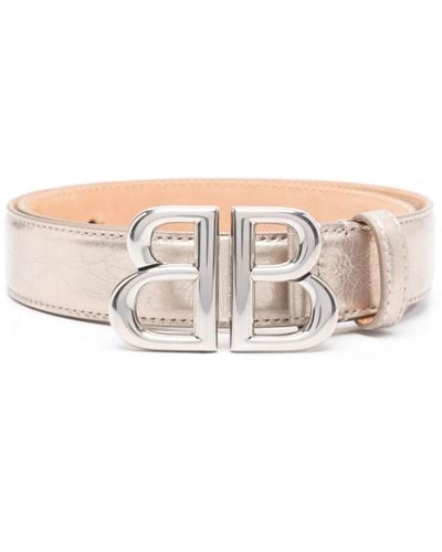 Balenciaga Monaco Leren Riem - Roze