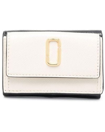 Marc Jacobs Trifold Mini-Portemonnaie - Weiß