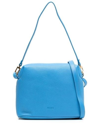 Yu Mei Ch'lita Nappa Leather Crossbody Bag - Blue