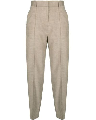 Totême High-waisted Trousers - Natural