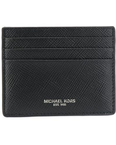 MICHAEL Michael Kors Logo Stamp Cardholder - Black
