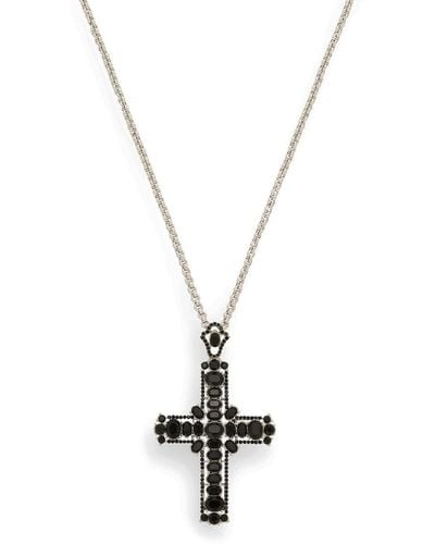 Dolce & Gabbana Crystal-embellished Chain Necklace - Metallic