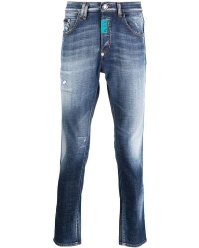 Philipp Plein Skinny Denim Jeans - Blue