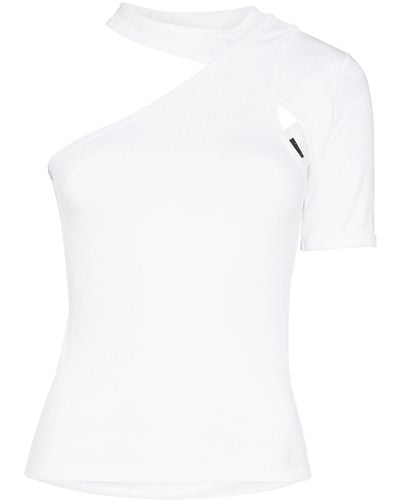 RTA Camiseta Azalea asimétrica - Blanco