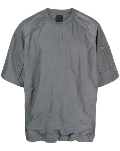 Juun.J Zip-pocket T-shirt - Gray