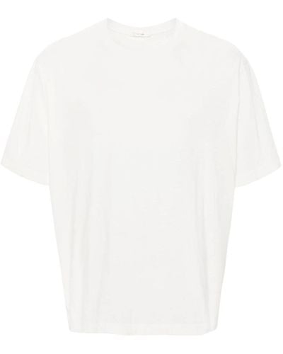 The Row Errigal Katoenen T-shirt - Wit