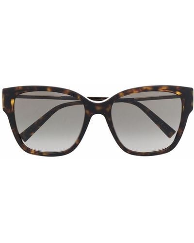 Givenchy Gafas de sol con montura cat-eye y efecto carey - Marrón