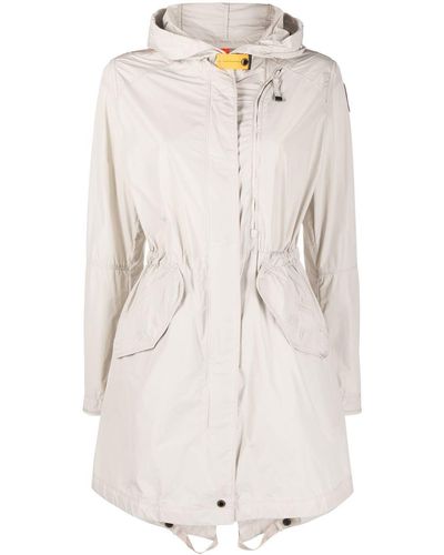 Parajumpers Hooded Elasticated-waist Coat - White