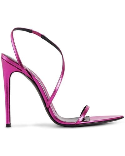 retroféte Naomi 110mm Leather Sandals - Pink