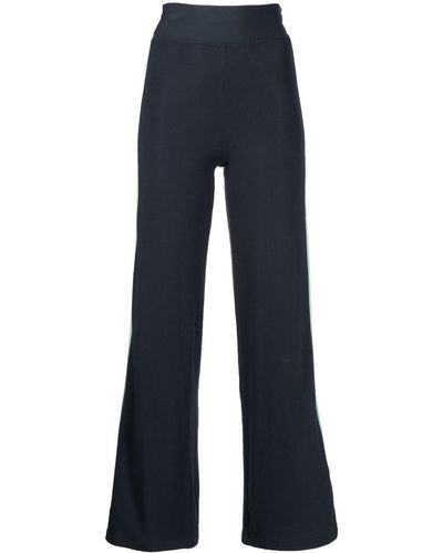 The Upside Solstice Soleil Striped Trousers - Blue