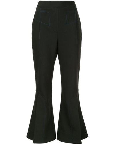 Ellery Flared cropped trousers - Noir