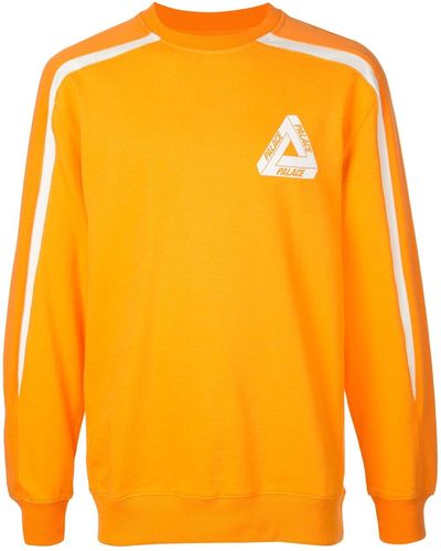 Palace Sweatshirt mit Logo-Print - Orange