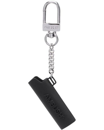 Ambush Lighter Case Brass Keychain - Black