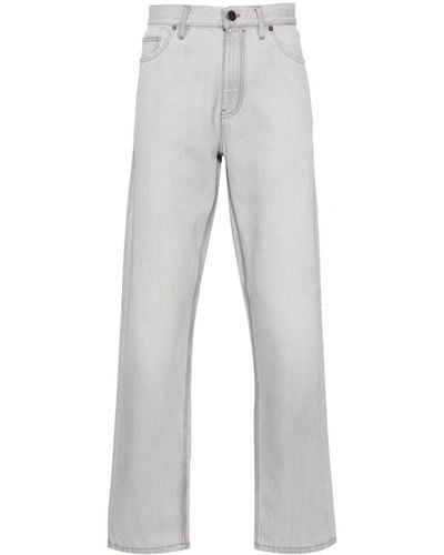 Zegna Mid-rise Tapered Jeans - Gray