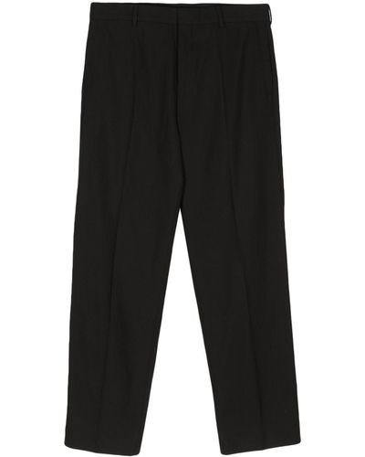 Paul Smith Tailored Cotton Trousers - Black